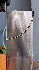 A welder's brilliant idea to determine a 45° line without measuring tools but accurately #urgenthiring #trick #welder | iron trick