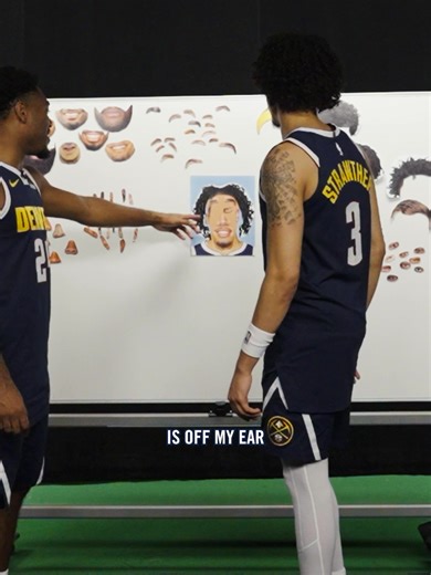 Abstract Art Inspired by Denver Nuggets
