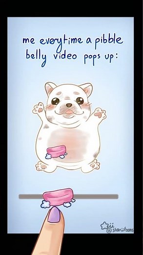 Wash my bellayy !! 🧼 Pibble Meme (Short VER.)