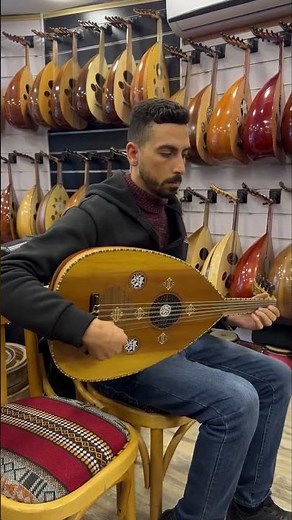 Professional Oud Shami Oud Cedar Face walnut Back Kroushnar Strings Arabic Oud #music #arabicOud