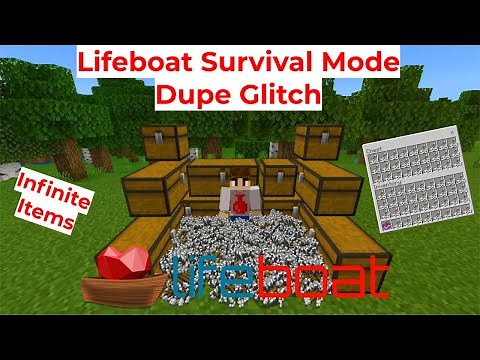 Lifeboat Survival Mode Duplication Glitch