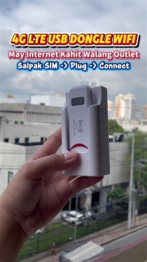 4G LTE usb dongle wifi na portable at convenient. #4gltewifi #PortableWifi #powerbankready #PlugandPlay #Tiktokfinds