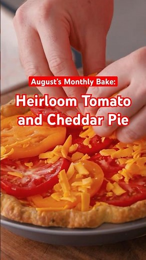 Here’s Vaughn’s twist on Southern tomato pie #tomato #summer #baking #baketime