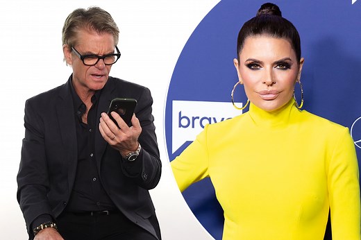 Harry Hamlin reacts to wife Lisa Rinna's dance on Instagram