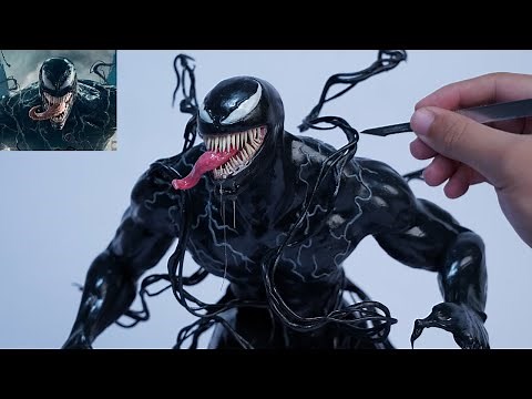 How to Make a Polymer Clay Venom Slime（kaysclay2023）