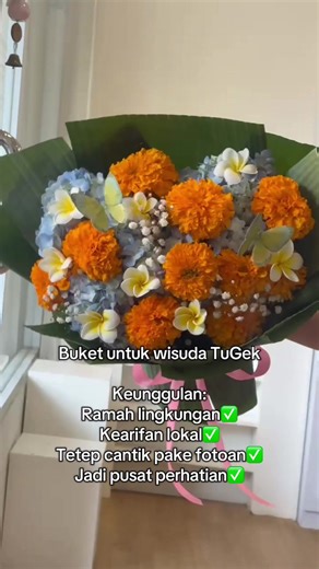 Buket Bunga Wisuda TuGek yang Ramah Lingkungan