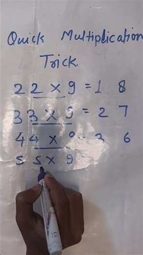 Multiply ANYTHING in SECONDS! (The Math Secret They DON'T Teach You) !!Quick Multiplication Trick !!