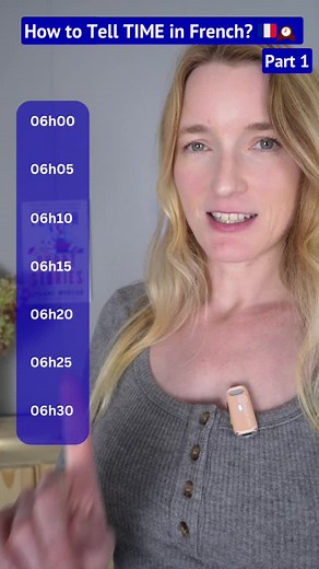 How to Tell TIME in French? 🇫🇷🕰️ - Part 1 #learnfrench #frenchlanguage #frenchvocabulary #englishfrenchlesson