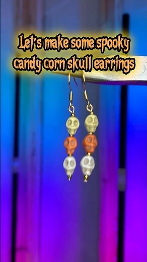 Easy DIY Summerween Earrings Tutorial | Halloween Summer Party Crafts | Spooky Cute Earrings #crafty