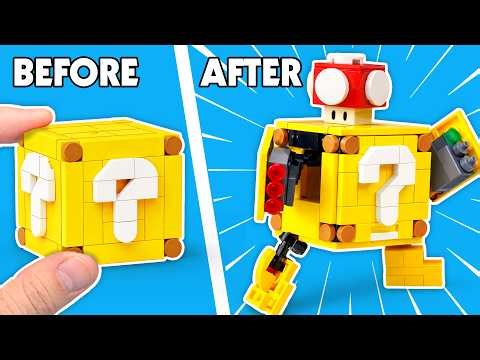 I Built a LEGO ROBOT Cube in Super Mario Galaxy | BEAR Bricks