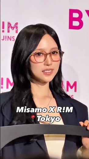 RIM BY JINS × #MISAMO 🕶️📍Shibuya, Tokyo This is what Misamo's real visuals look like 👀 #MINA #SAN...