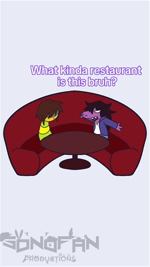 SonofanOfficial on Instagram: "French restaurant || #fypage✨ #animationart #funnyisfunny #foryoü #sonofanofficial #deltarune #undertale"