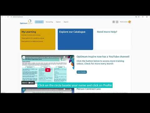 How to login to Optimum Inspire