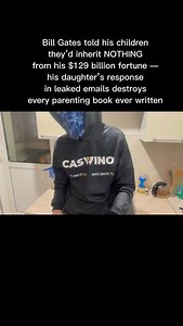 1. In 2011, Bill Gates sat his three children down and told them something that leaked family emails reveal left them speechless: “You’re inheriting almost nothing. The money goes to the foundation. You’ll each get $10 million — enough to start, not enough to stop.” His oldest daughter Jennifer was 15. She wrote in an email to a friend that night: “My dad just told me I’m poor. And I’ve never felt richer.” 2. Jennifer’s reaction confused child psychologists when the emails surfaced years later.