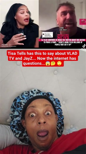 Tisa Tells has this to say about Vlad tv😳😳#massfollowers #buzzinwitbee