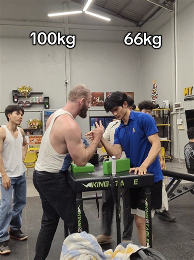 Arm Wrestling with a Strong Rival: A Street Workout Challenge