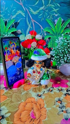 एक किडनी ना हो तो चलेगा लेकिन मोबाइल ना हो बाप रे बाप#laddugopal #laddugopal #Radhe Krishna#🌹🌿🌿
