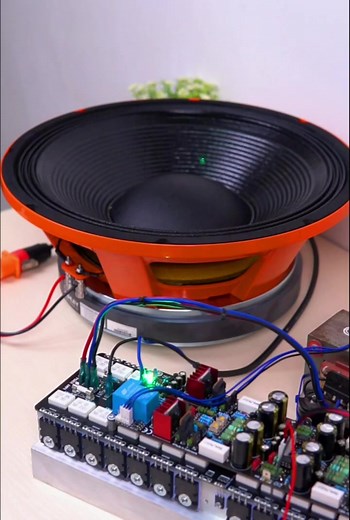 High power amplifier board testing with sub #audiopoint #sound #djing #reels #dj #viral | World's famous Dj systems- AUDIO POINT