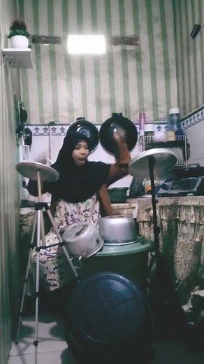 Cwek main dramer dengan alat dapur #tiktok #viralvideo #short