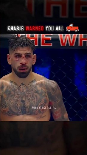 Khabib Nurmagomedov WARNED y'all about Justin Gaethje 🚚 #ufc