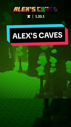 Alex's Caves is a #Minecraft mod with so many cool things going on that we couldn't even fit them all in one video 🙈 Check it out on Curseforge 🔥 Thanks @goutros for the video!