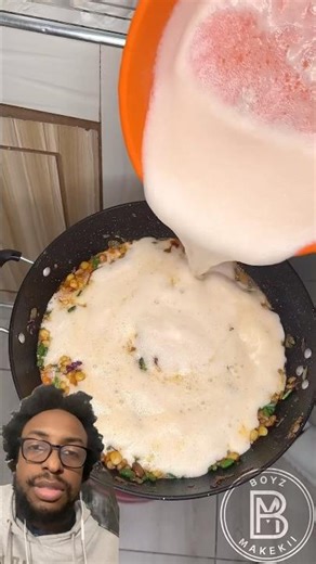 What is he making out of #blender #eggs ? #reaction #stirfry #recipe #fyp #shorts #viral #trending