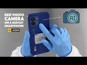 Best photo camera on a budget smartphone AGM Note N1 unboxing & review ASMR