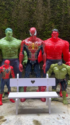 Superhero kids calling their mom,momy,mama 🥹😍❤️ #spiderman #hulk #toys