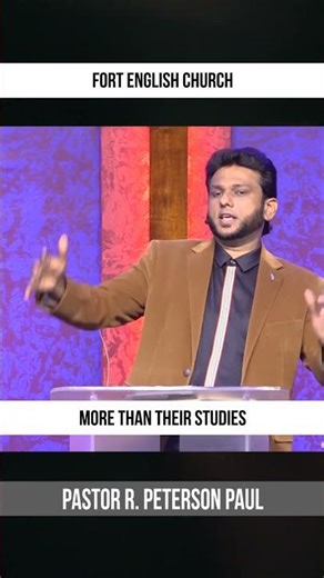 Better to Fear God | Pastor Peterson Paul | Fort English Church