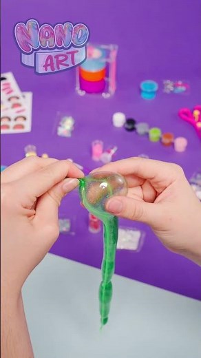 🐍 DIY Snake Craft with Nano Tape | Fun Nano Craft with Nano Art #diycraftsforkids