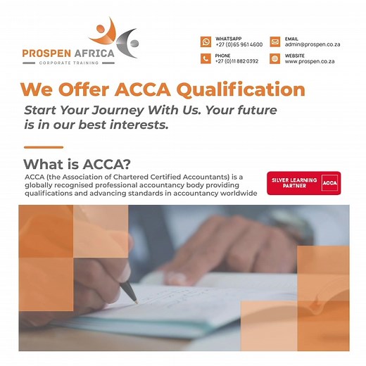 We Offer ACCA Qualifications Start Your Journey With Us. Your future is in our best interests Grow with us at Prospen Africa #ACCA #charteredaccountant #finance#accastudents #StudyWithMe #qualified #accaexams #ExamPrep #examtips #SuccessMindset #PassACCA #ACCAQualified #accountant #accounting #tax #professionalgrowth #qualifications #accastudents #prospenafrica
