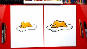 How To Draw Lazy Egg Gudetama - Art For Kids Hub — Free Drawing Lessons for Kids -