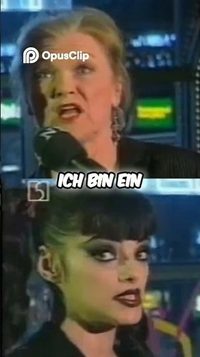 Rockstar NINA HAGEN sings with her famous mother 1996 #ninahagen #short #shorts #shortvideo