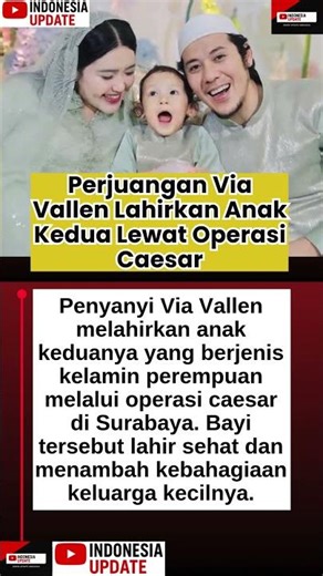 Perjuangan Via Vallen Lahirkan Anak Kedua Lewat Operasi Caesar #ViaVallen #KelahiranAnak #Selebriti