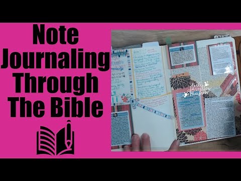Note Journaling Bible Flip-Through with Shalon