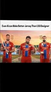 Even Ai can Make Better Jersey Than Lucknow Super Giants Designer #t20worldcup