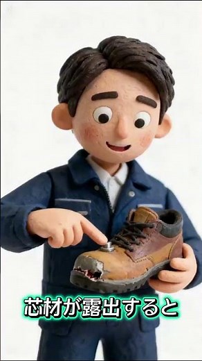 【命の期限】その安全靴、まだ履けると思ってる？致命的な「NGサイン」3選 #建設業 #安全靴 #事故防止 #建設業 #雑学 #安全機能