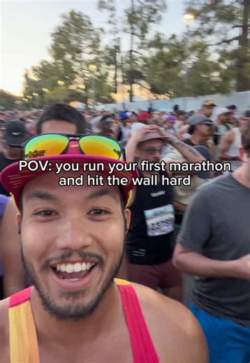 POV: The wheels come off as your run your first marathon. Running the @LAMarathon was quite the experience. What better way to become a marathoner than by hitting the wall… hard. Came in excited and feeling like training went well, but I learned I was very unprepared to deal with heat. All of my training was in cold or cooler temperatures so I was very unprepared for the LA heat and didn’t adjust pace as necessary. I felt I was running at paces similar to or easier than long runs I did during tr