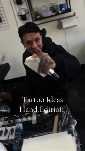 Tattoo ideas: hand edition ✋ I got you. #handtattoo #tattooideas #realismtattoo #blackandgrey #tattoolife