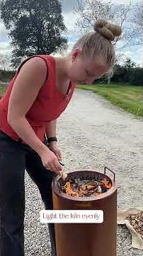 Cooking over my biochar kiln - the fun way to make biochar at home!