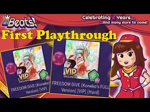 FREEDOM DiVE (Koneko's FULL Version) [VIP] (Normal) & (Hard) | First Playthrough (RoBeats!) 28/36