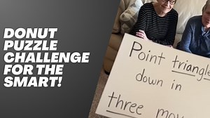 Only the Smart Can Solve This Donut Puzzle Challenge!