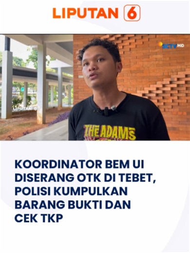 Kasus penyerangan terhadap Koordinator BEM UI oleh OTK di kawasan Tebet kini dalam penanganan pihak kepolisian. Petugas telah mendatangi lokasi kejadian untuk melakukan olah TKP serta mengumpulkan sejumlah barang bukti pendukung. #Liputan6 #Liputan6SCTV #BEMUI #UniversitasIndonesia