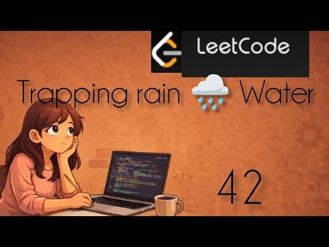 Leetcode 42 Trapping rain water| Hard | Java | Let's Learn Together