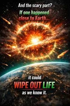 A Supernova Could Wipe The Life as We Know....