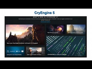 CryEngine5 Introduction et installation
