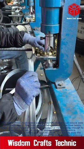 Mind-Blowing Gabion Machine Weaving Metal Wire at High Speed: Making