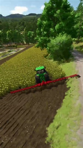Farming plowing #78 #farmingsimulator25 #farming #fs25 #gameplay #gaming #agriculture #farm #shorts