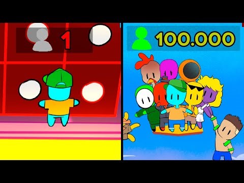 🟨Jogos com 0 Pessoas X 1 Milhão de Pessoas No Stumble