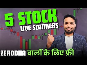 Free Live Scanner for Indian Stock Market | Streak | Zerodha Users